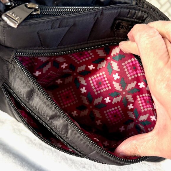 Lug Dazzle Crossbody Bag - Black - EUC - Picture 12 of 15